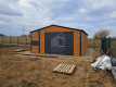 Ogłoszenie - Garaż blaszany 4x5m + wiata 1x5m - brama drzwi okno drewnopodobny dach dwuspadowy ID988. Miniaturka 4