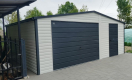 Ogłoszenie - Garaż Blaszany Blaszak 6x5 dwuspadowy Biały + Ciemny Grafit PREMIUM - Ostróda - 10 050,00 zł