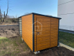 Ogłoszenie - Schowek - Domek Ogrodowy 3x2m + wiata 3m -  Drzwi  - jasny orzech - dach spad w tył PLG131 - Lubin - 5 650,00 zł