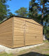 Ogłoszenie - Garaż Blaszany 4x5m - Brama uchylna - drzwi - Winchester - drewnopodobny - dach dwuspadowy PLG161 - Konin - 7 050,00 zł