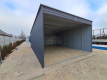 Ogłoszenie - Garaż blaszany - Carport  6x8m - antracyt - dach spad w tył TS1059 - Olsztyn - 17 600,00 zł