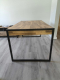 Ogłoszenie - Stół jadalniany HUD 2S HUDT403-D76 – 165×90 cm, dąb artisan/czarny mat. Miniaturka 5