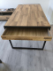 Ogłoszenie - Stół jadalniany HUD 2S HUDT403-D76 – 165×90 cm, dąb artisan/czarny mat. Miniaturka 2