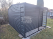 Ogłoszenie - Schowek - domek ogrodowy  4x3,5 + wiata 0,5m - Brama Antracyt Dach dwuspadowy GP602. Miniaturka 2