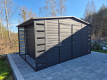 Ogłoszenie - Schowek - Domek Ogrodowy 3x3 + 2x wiata 0,5m -  Brama Antracyt Dach dwuspadowy  GP588. Miniaturka 2