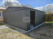 Ogłoszenie - Garaż blaszany 6x6 - 2x Brama Antracyt Dach dwuspadowy GP592. Miniaturka 5