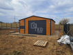 Ogłoszenie - Garaż blaszany 4x5m + wiata 1x5m brama drzwi okno drewnopodobny dach dwuspadowy TKD269. Miniaturka 4