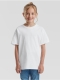 Ogłoszenie - Bawełniany Dziecięcy T shirt koszulka bez nadruku, gładka biała FRUIT of the LOOM. Miniaturka 4