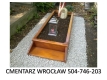 Ogłoszenie - Nagrobek drewniany, Cmentarz, Wrocław. tel. 504-746-203, pomnik z drewna, Grabiszynek. Miniaturka 1