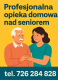 Ogłoszenie - Całodobowa opieka nad seniorem w domu - Zamów opiekę. Miniaturka 1