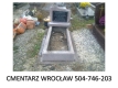 Ogłoszenie - Rozebranie pomnika, demontaż i usunięcie starego grobu, tel. 504-746-203, Cmentarz Wrocław. Miniaturka 1