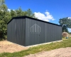 Ogłoszenie - Hala - garaż blaszany - 9x6m - 3x brama dwuskrzydłowa - antracyt - dach dwuspadowy odwrócony - rynna SO147. Miniaturka 2