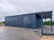 Ogłoszenie - Garaż blaszany 8x5m + wiata 2m - 2x brama uchylna - okno - drzwi - drewnopodobny - dach spad do tyłu SO137. Miniaturka 2