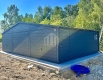 Ogłoszenie - Garaż blaszany 9x5m - 3x brama uchylna - 2x okno - drzwi - antracyt - dach dwuspadowy - rynny  SO143. Miniaturka 5