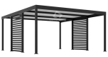 Ogłoszenie - CarPort PREMIUM - Wiata samochodowa 5x5 Antracyt Zabudowa - CP101. Miniaturka 1