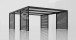 Ogłoszenie - CarPort PREMIUM - wiata samochodowa 6x5,5 - antracyt - zabudowa  CP111. Miniaturka 3