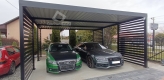 Ogłoszenie - CarPort PREMIUM - wiata samochodowa 5x5 - antracyt - dodatkowa zabudowa CP112. Miniaturka 6