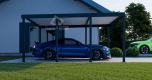 Ogłoszenie - CarPort PREMIUM - Wiata samochodowa 5x5 Antracyt - CP102. Miniaturka 5