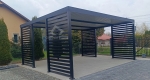 Ogłoszenie - CarPort PREMIUM - wiata samochodowa 5x5 - antracyt - dodatkowa zabudowa CP112. Miniaturka 8