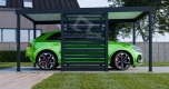 Ogłoszenie - CarPort PREMIUM - wiata samochodowa 3x5 - antracyt - zabudowa  CP105. Miniaturka 4