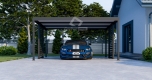 Ogłoszenie - CarPort PREMIUM - Wiata samochodowa 5x5 Antracyt Zabudowa - CP101. Miniaturka 4