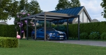 Ogłoszenie - CarPort PREMIUM - Wiata samochodowa 5x5 Antracyt - CP103. Miniaturka 5