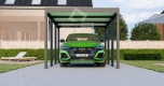 Ogłoszenie - CarPort PREMIUM - wiata samochodowa 3x5 - antracyt  CP106. Miniaturka 5