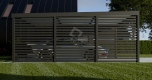 Ogłoszenie - CarPort PREMIUM - wiata samochodowa 6x5,7 - antracyt - zabudowa  CP110. Miniaturka 4