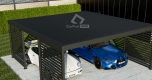 Ogłoszenie - CarPort PREMIUM - wiata samochodowa 6x5,5 - antracyt - zabudowa  CP111. Miniaturka 6