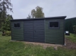 Ogłoszenie - SCHOWEK DOMEK OGRODOWY 6x4m brama + 2x okno – Zielony MAT + Grafit. Miniaturka 5