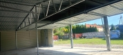 Ogłoszenie - Garaż blaszany 12×5 trzystanowiskowy – drewnopodobny, dwuspadowy. Miniaturka 6