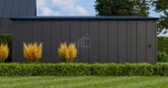 Ogłoszenie - Garaż blaszany 6x5m - brama segmentowa - drzwi - blacha na rąbek - dach dwuspadowy ID1009. Miniaturka 6