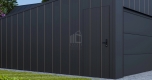 Ogłoszenie - Garaż blaszany 6x6m - brama segmentowa - drzwi - blacha na rąbek - dach spad w tył ID1012. Miniaturka 3