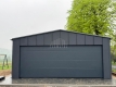 Ogłoszenie - Garaż blaszany Premium 6x5,8 - Brama segmentowa - drzwi - 2x okno - rynny - antracyt - Blacha na Rąbek - dach TS1095. Miniaturka 2