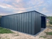 Ogłoszenie - Garaż blaszany 6x8 - brama uchylna - drzwi - blacha na rąbek - dach spad w tył TS1093. Miniaturka 2