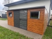 Ogłoszenie - Domek Schowek Ogrodowy 5×4 złoty dąb + ciemny grafit mat PREMIUM. Miniaturka 4