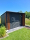 Ogłoszenie - Schowek - domek ogrodowy 3x3 - drzwi - okno - dekor z lameli - dach spad w tył  TKD388. Miniaturka 2