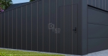 Ogłoszenie - Garaż blaszany 6x6m - brama segmentowa - drzwi - blacha na rąbek - dach spad w tył  TKD382. Miniaturka 3
