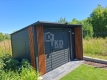 Ogłoszenie - Schowek - domek ogrodowy 3x3 - drzwi - okno - dekor z lameli - dach spad w tył  TKD388. Miniaturka 6