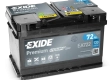 Ogłoszenie - Akumulator 72Ah 720A Exide Premium EA722 PRAWY PLUS. Miniaturka 1