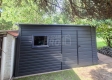 Ogłoszenie - Schowek - domek 4x3m - brama - okno - antracyt - dach spad w tył GP623. Miniaturka 3