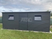 Ogłoszenie - Schowek - Domek Ogrodowy 5x2m - drzwi - 2x okno - antracyt - dach spad w tył GP619. Miniaturka 2