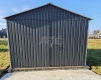 Ogłoszenie - Garaż blaszany 3x6 Brama dwuskrzydłowa - antracyt - dach dwuspadowy GP630. Miniaturka 2