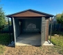 Ogłoszenie - Schowek - domek ogrodowy Garaż 3,5x4m - wiata 0,5m - brama dwuskrzydłowa - okno  drewnopodobny ID1059. Miniaturka 3