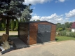 Ogłoszenie - Garaż Blaszany dwuspadowy 4x5 Złoty Dąb + Ciemny Grafit Brama dwuskrzydłowa. Miniaturka 5
