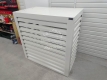 Ogłoszenie - Osłona klimatyzatora – pompy ciepła 120x40x140 cm biały ID1148. Miniaturka 4