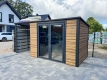 Ogłoszenie - Schowek - domek ogrodowy 3,5x2m - wiata 2m - drzwi PCV - winchester - drewnopodobny - dach spad w tył ID1104. Miniaturka 3