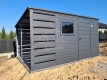 Ogłoszenie - Schowek - domek ogrodowy 2,5x2m + wiata 1m - drzwi - okno - antracyt - dach spad w tył ID997. Miniaturka 4