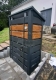 Ogłoszenie - Wiata śmietnikowa 1,5x0,5m - antracyt - jasny orzech - drewnopodobny  - dach dwuspadowy ID1140. Miniaturka 2