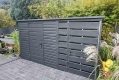 Ogłoszenie - Schowek - domek ogrodowy 3x2m - wiata 1,5m - drzwi - antracyt - dach spad do tyłu ID1130. Miniaturka 2